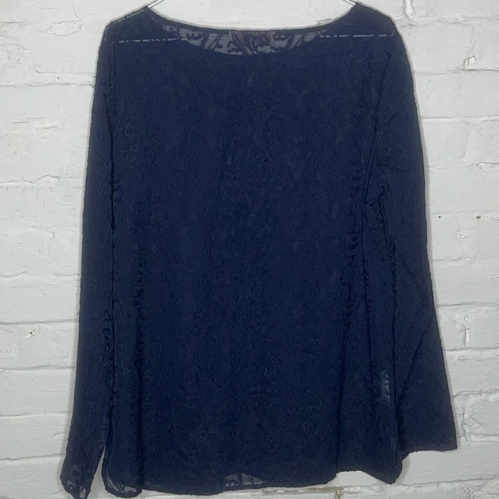 LOFT Lace Top L - Picture 2 of 3